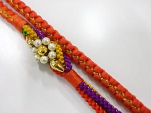未使用品　正絹　振袖用　手組帯締め